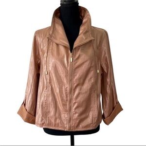 Ruby RD Jacket women’s size 10P Mettalic Look lightweight shimmery w/pockets‎